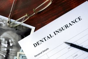 Dental Insurance form on a table